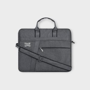 Grey Color Linen 10L Messenger Bag BG20