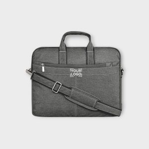 Grey Color Linen 10L Messenger Bag BG39