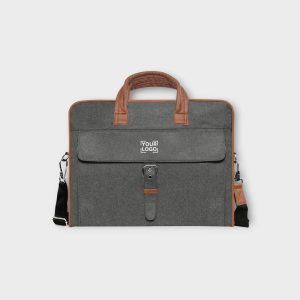 Grey Color Linen 10L Messenger Bag BG58
