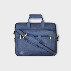 Blue Color Linen 28L Messenger Bag BG64