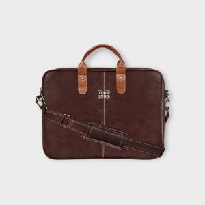 Brown Color faux leather 10L Messenger Bag BG70
