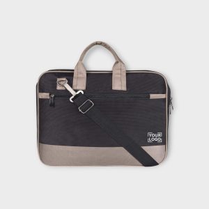 Black Color PVC Coated Fabric 10L Messenger Bag BG83