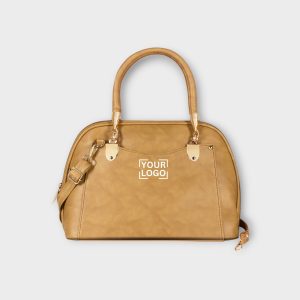 Cream Gorgeous Faux Leather Handbag HB01