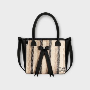 Black Glamorous Faux Leather Handbag HB22