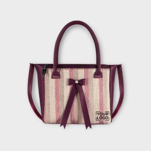 Purple Glamorous Faux Leather Handbag HB23