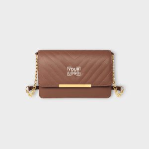 Brown Designer Faux Leather Handbag HB41