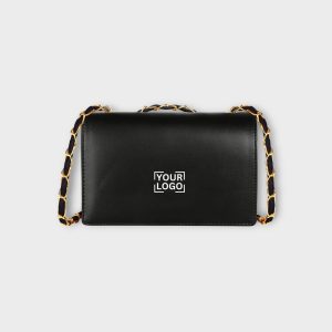 Black Designer Faux Leather Handbag HB42