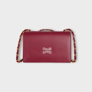 Maroon Designer Faux Leather Handbag HB43