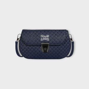 Blue Designer Faux Leather Handbag HB55