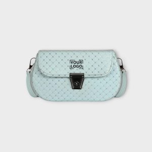 Sky Blue Designer Faux Leather Handbag HB57