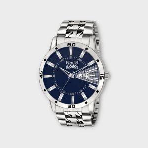 Blue Day Date Analog Watch For Men LR102