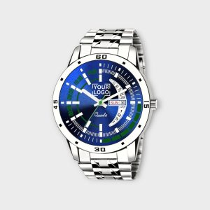 Blue Day Date Analog Watch For Men LR110