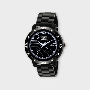 Black Professional Look Analog Watch For Men LR113