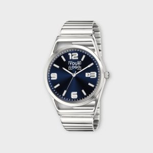 Blue Dial Date Function Analog Watch For Men LR154