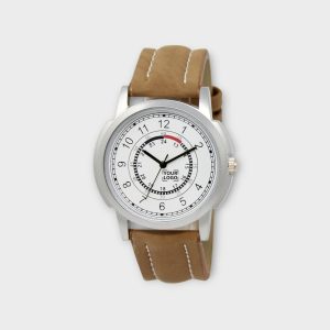 White Numbers Analog Watch For Men LR17