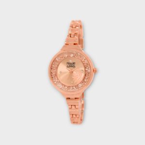Rose Gold Fancy Analog Watch For Women LR225