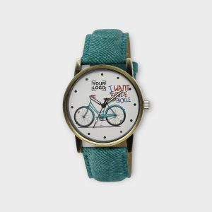 White Bicycle Analog Watch For Women LR229