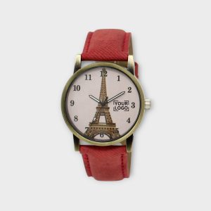 Pink Eiffel Tower Analog Watch For Women LR230