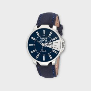 Blue Day Date Analog Watch For Men LR23