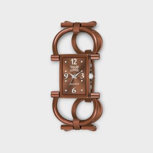 Chocolate Trending Square Braclet Analog Watch For Women LR295