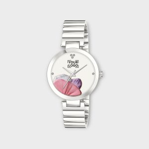 White Flower Designer Analog Watch For Women LR314
