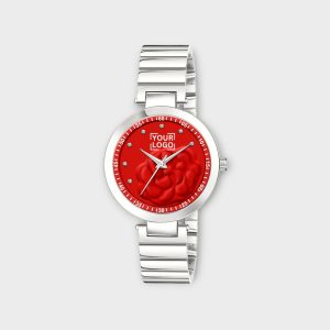 Red Fancy Analog Watch For Women LR317