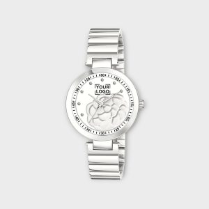 White Fancy Analog Watch For Women LR319