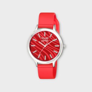 Red Stylish Dial Analog Watch For Women LR349