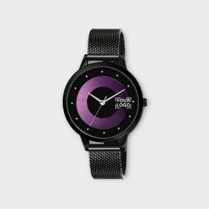 Purple Stylish Dial Analog Watch For Women LR356