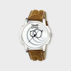 White Round Analog Watch For Men LR63