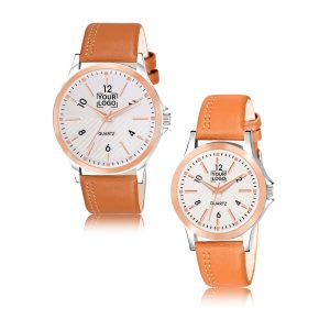 Silver Stylish Dial Analog Watch For  Lovely Couple LR94-LR341