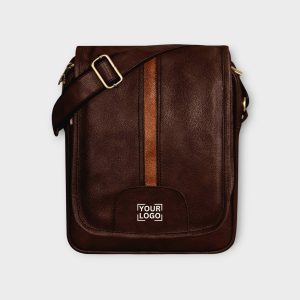 Brown Casual Faux Leather Cross Body Sling Bag SL05