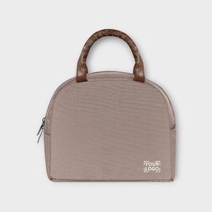 Mink Grey PVC Coated Matty Insulated Tiffin bag/Lunch Bag For Men & Women TB23