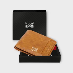 Removable Card Holder Bi-Fold Faux Leather 8 ATM Card Slots Wallet For Men - WL06-1