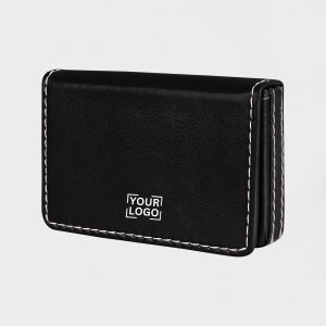 Black Small Pocket Sized ID, Credit-Debit Card Holder WL611