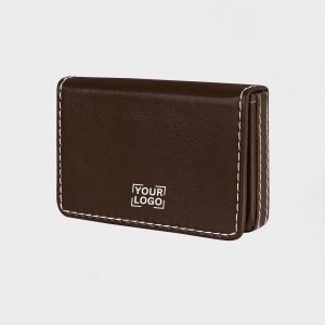 Brown Small Pocket Sized ID, Credit-Debit Card Holder WL612