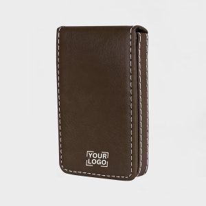 Brown Small Pocket Sized ID, Credit-Debit Card Holder WL615