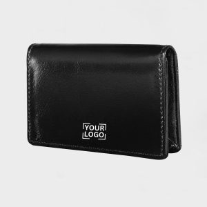 Black Mini Wallet For ID, Credit-Debit Card Holder WL629