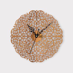 Laser-Cut Decorative Wood Wall Clock - CK108-1