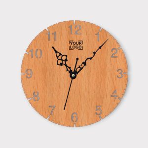 Minimalist Wood Wall Clock with Elegant Hands - CK101-1