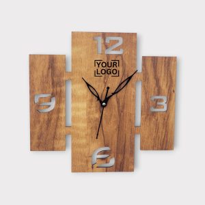 Stylish Wooden Clock with Cutout Numbers - CK06