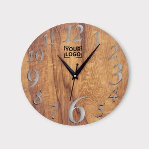 Minimalist Wooden Wall Clock with Large Numbers - CK02