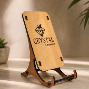 Classic Wooden Desk Mobile Holder - MS03