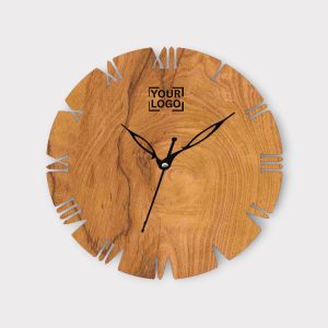 Rustic Wooden Wall Clock With Roman Numerals - CK152-1