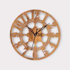 Vintage Wooden Round Shape Wall Clock - CK132-1