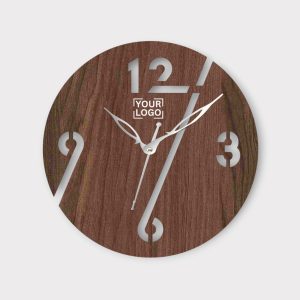 Round Shape Modern Wooden Wall Clock - CK110-1