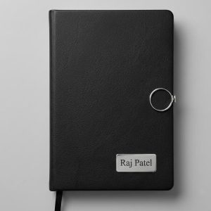 Elegant PU Leather Notebook – Perfect for Gifting or Branding - DI10-BLACK