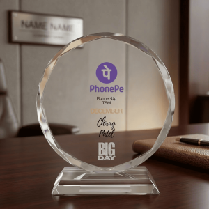 Premium Crystal Recognition Award - AW21-6"