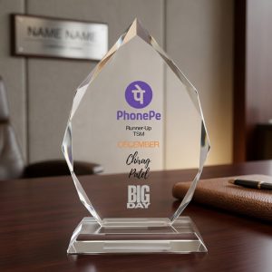 Modern Crystal Excellence Award - AW22-7.5"