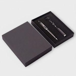 Classic Pen and Keychain Combo Gift - GS2-08-BLACK